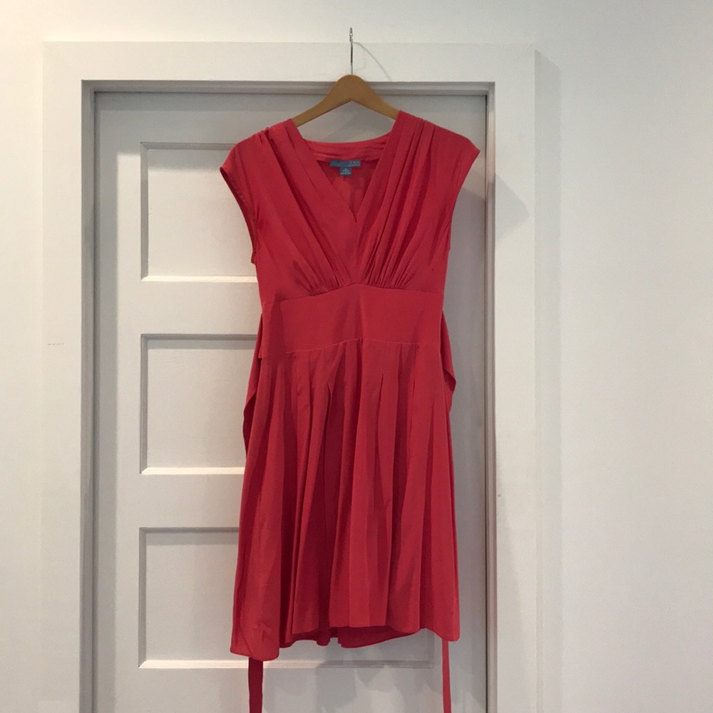 Pink Silk Swing Dress, dil for Anthropologie